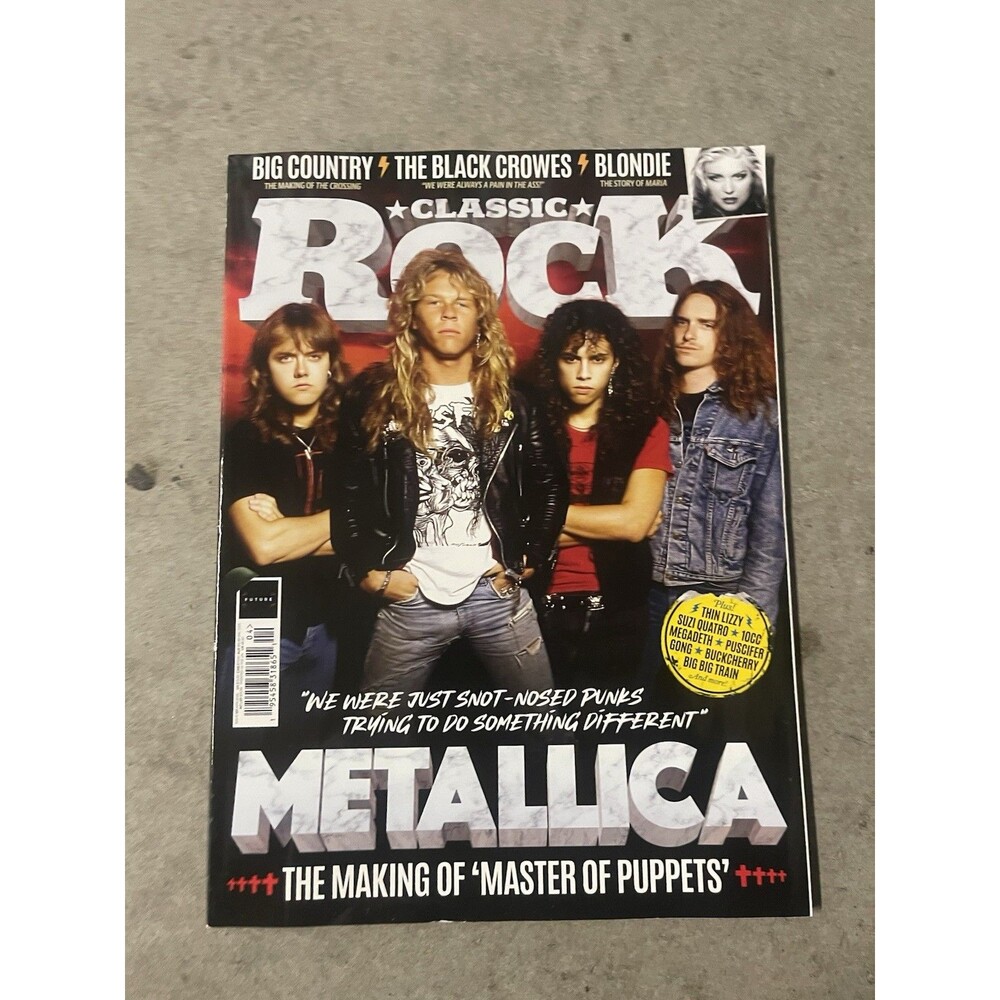 Classic Rock Magazine 351 April 2026 METALLICA Blondie Black Crowes Thin Lizzy